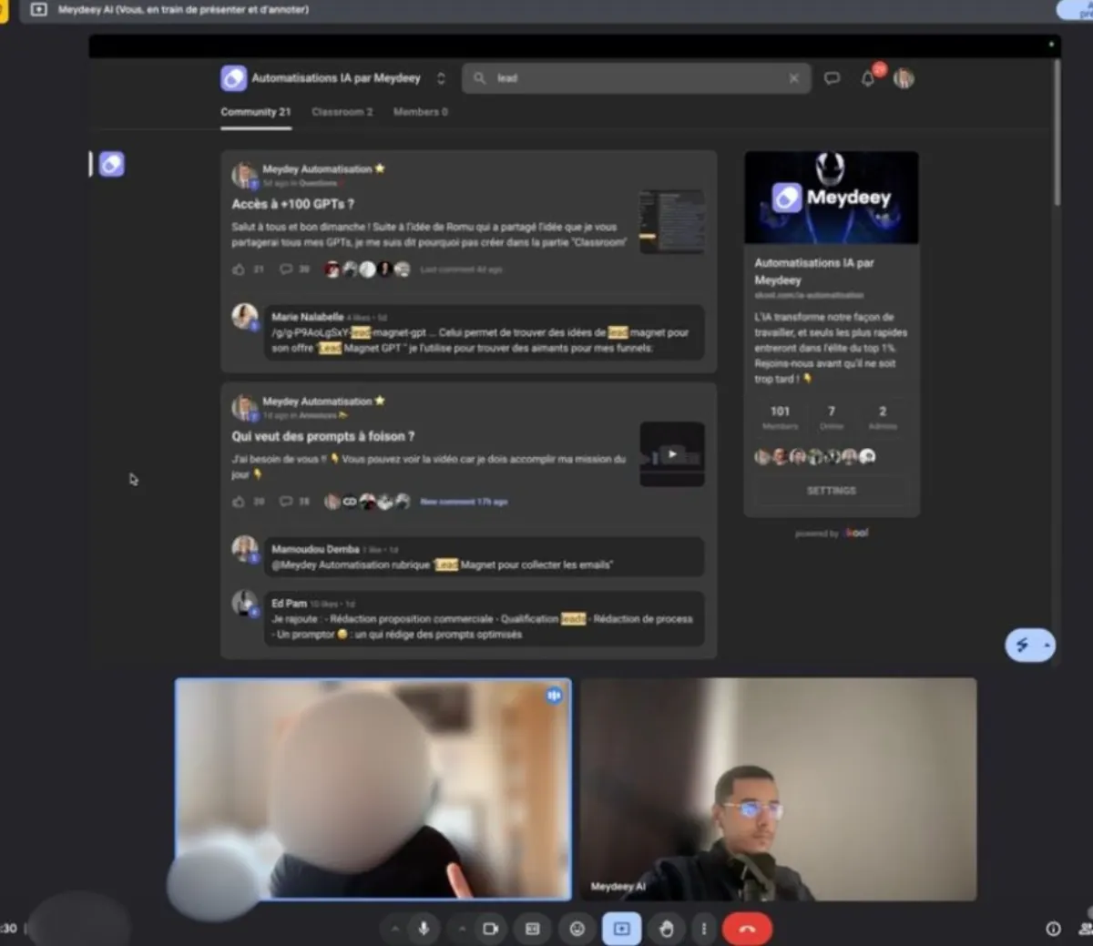 Session live ELITE, masterclass dirigeants